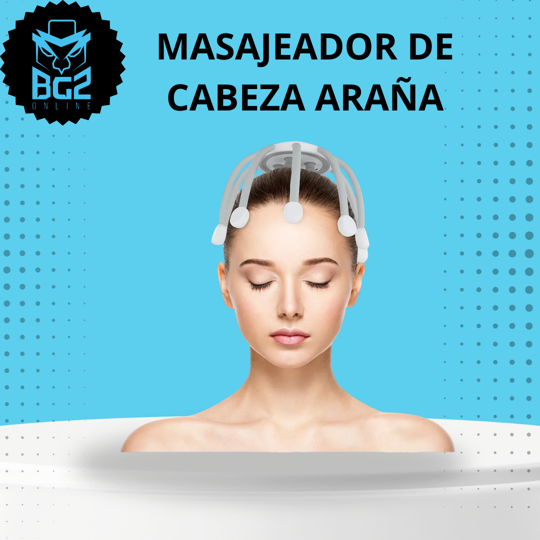 MASAJEADOR DE CABEZA ARAÑA